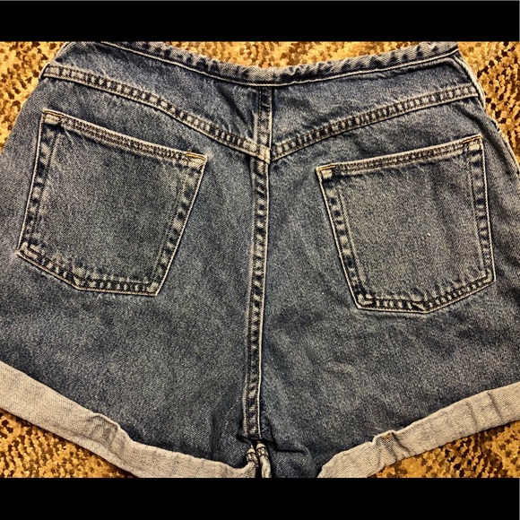 Vintage Gitano High Waist Button Fly Jeans Shorts 10 - Picture 2 of 4